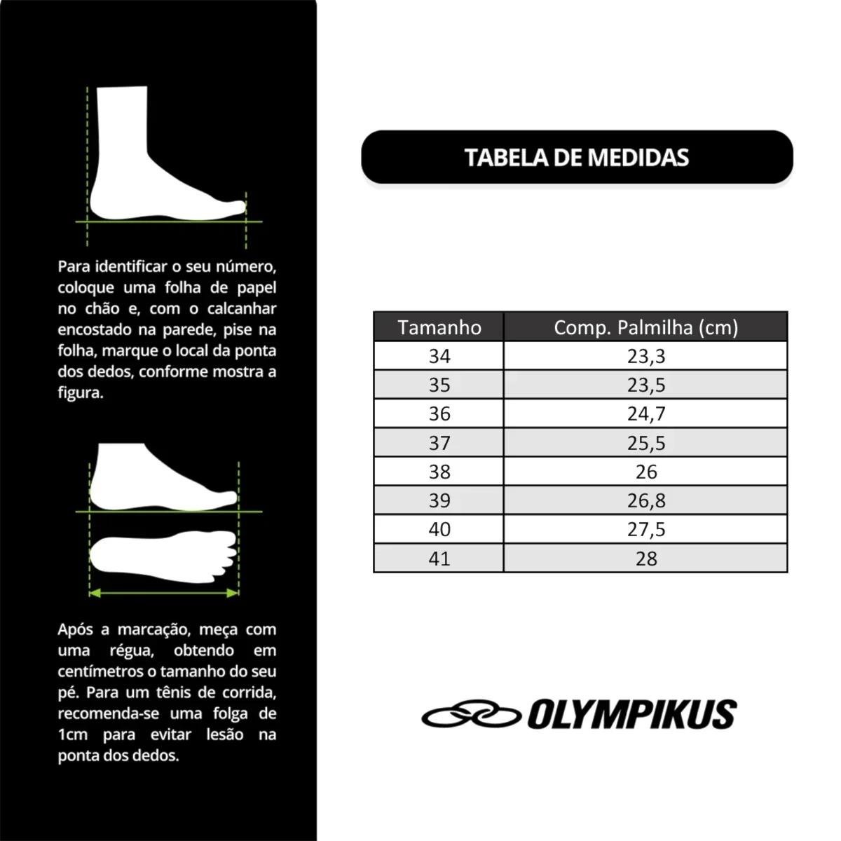 Tênis Olympikus Feminino Era Caminhada Preto 6