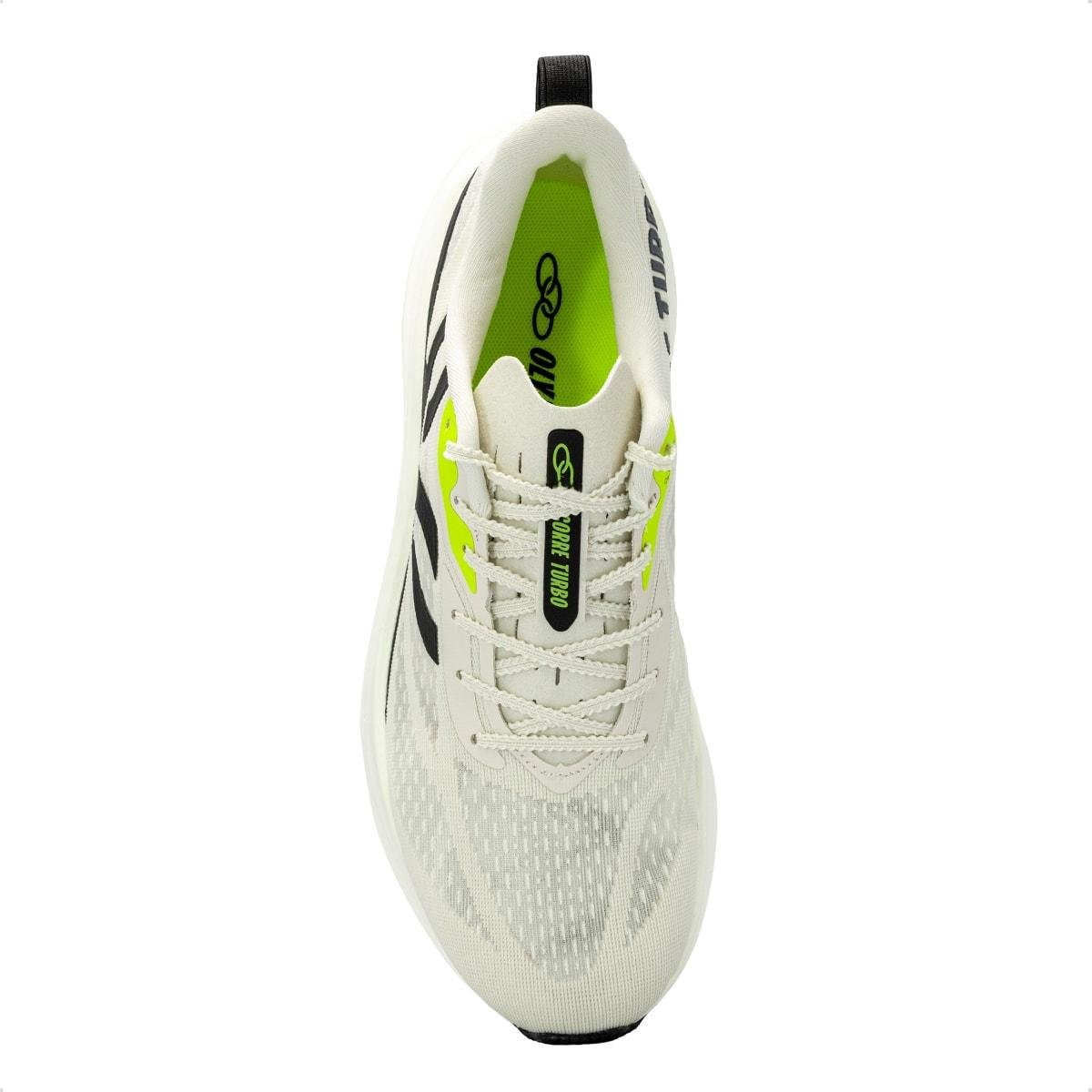 Tênis Olympikus Unissex Corre Turbo Corrida Off White/Preto 4