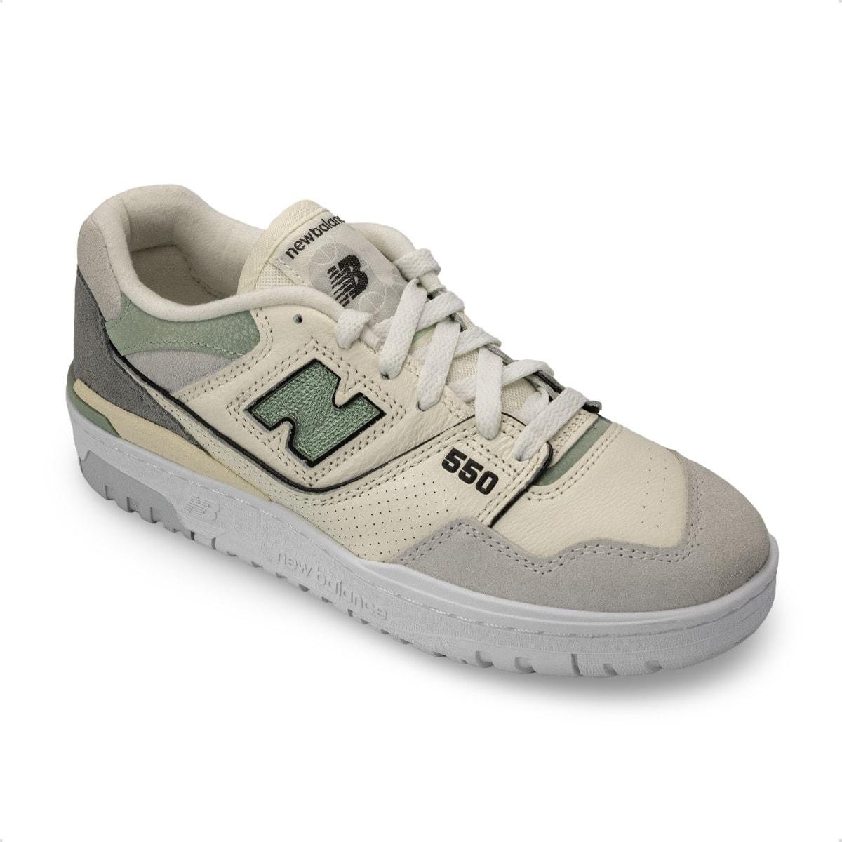Tênis New Balance Feminino 550 Bege/Verde 2