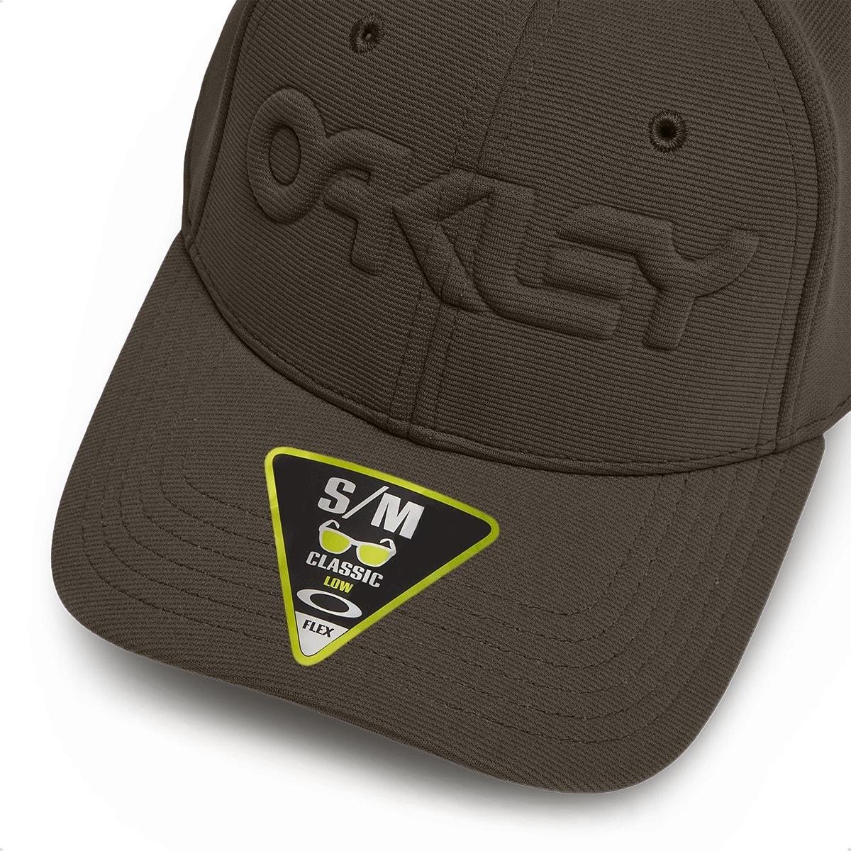 Boné Oakley 6 Panel Stretch Hat Embossed Marrom 3