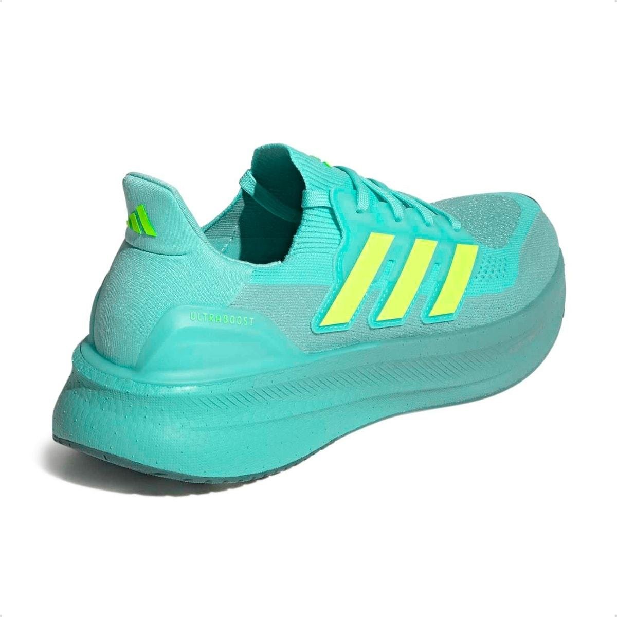 Tênis Adidas Masculino Ultraboost 5 Corrida Verde 4
