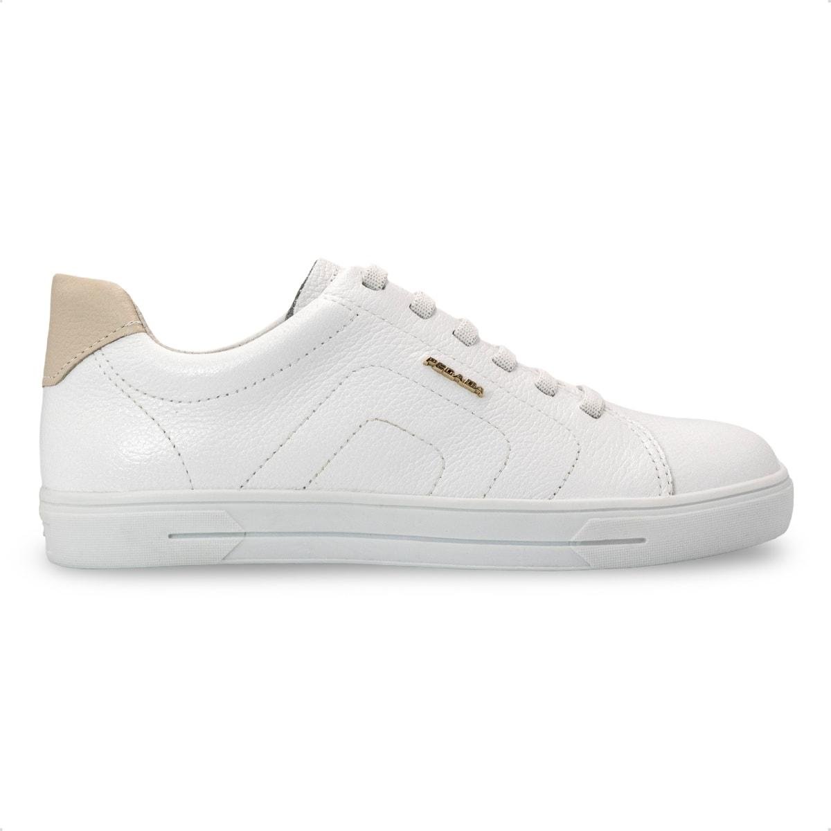 Tênis Pegada Feminino em Couro 211152