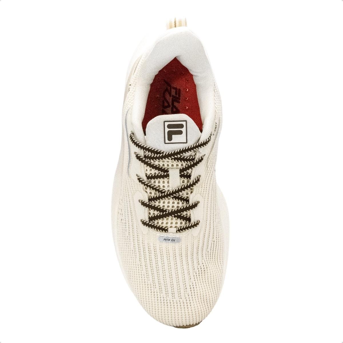 Tênis Fila Feminino Racer Speedzone Corrida Collab Manu Cit Bege 3