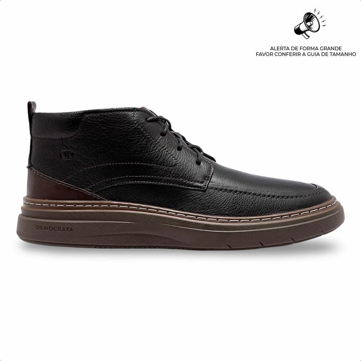 Bota de Couro Democrata Masculina Grid 240001