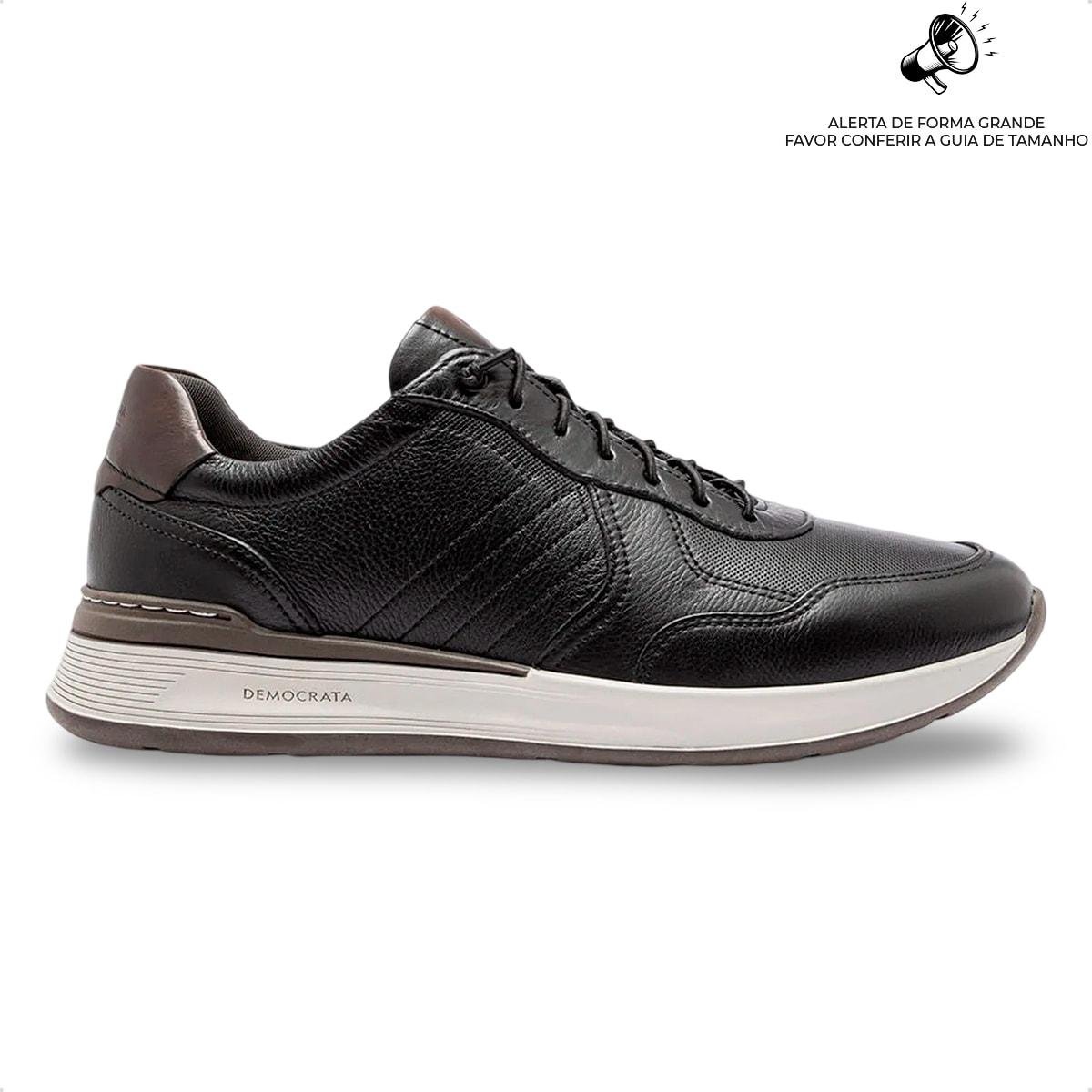 Tênis de Couro Democrata Masculino Mark Hi-Soft 32 662101