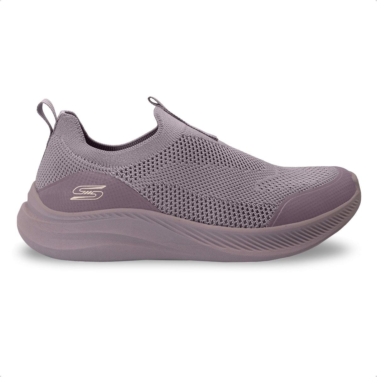 Tênis Skechers Feminino Slip On Bobs Moda Flex - Chill Dawn