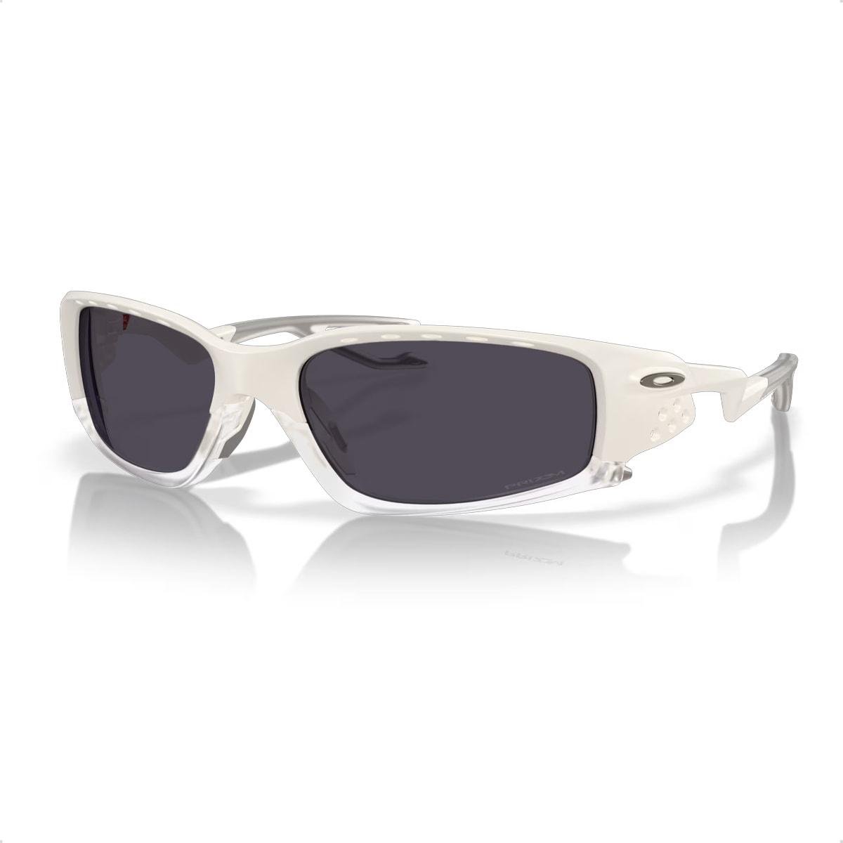 Óculos de Sol Oakley Unissex Plantaris SQ Prizm Grey Branco/Preto 2