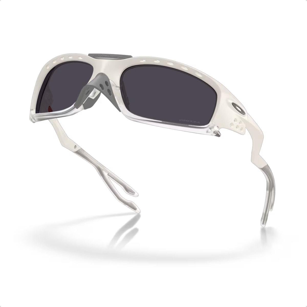 Óculos de Sol Oakley Unissex Plantaris SQ Prizm Grey Branco/Preto 5