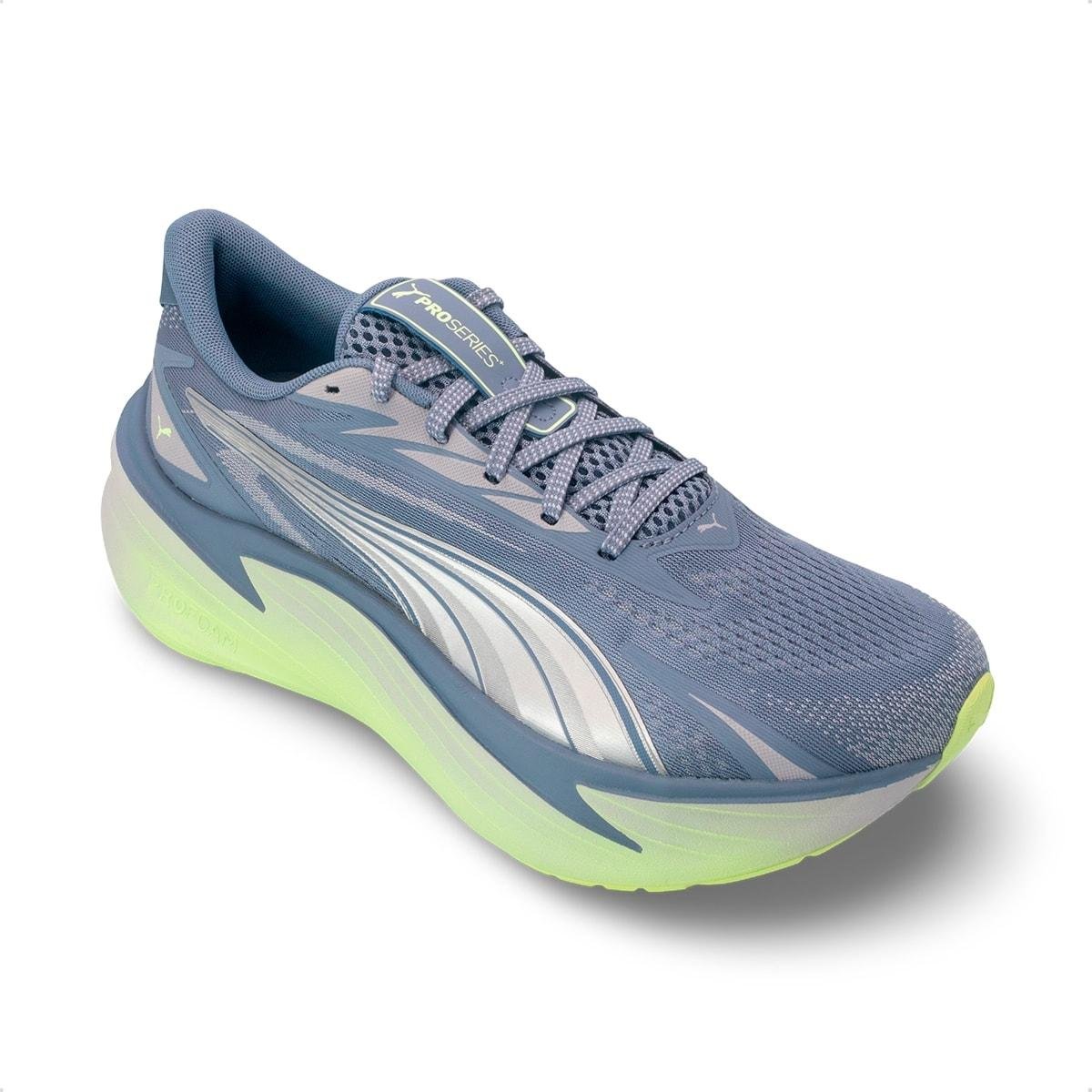 Tênis Puma Unissex Maxima Pro Azul/Verde 2