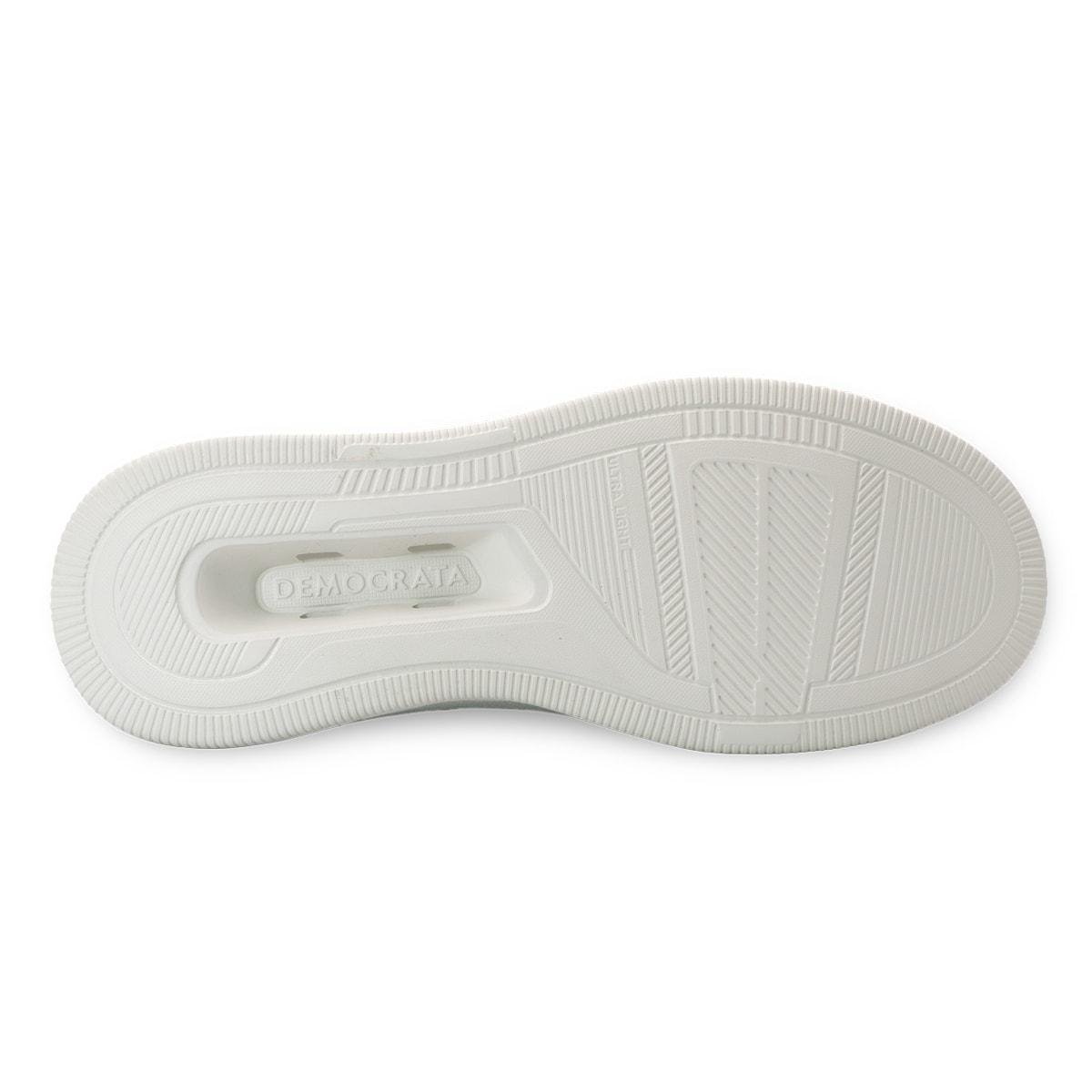 Tênis de Couro Democrata Masculino Groove Full Light 240701 Cinza Claro 5