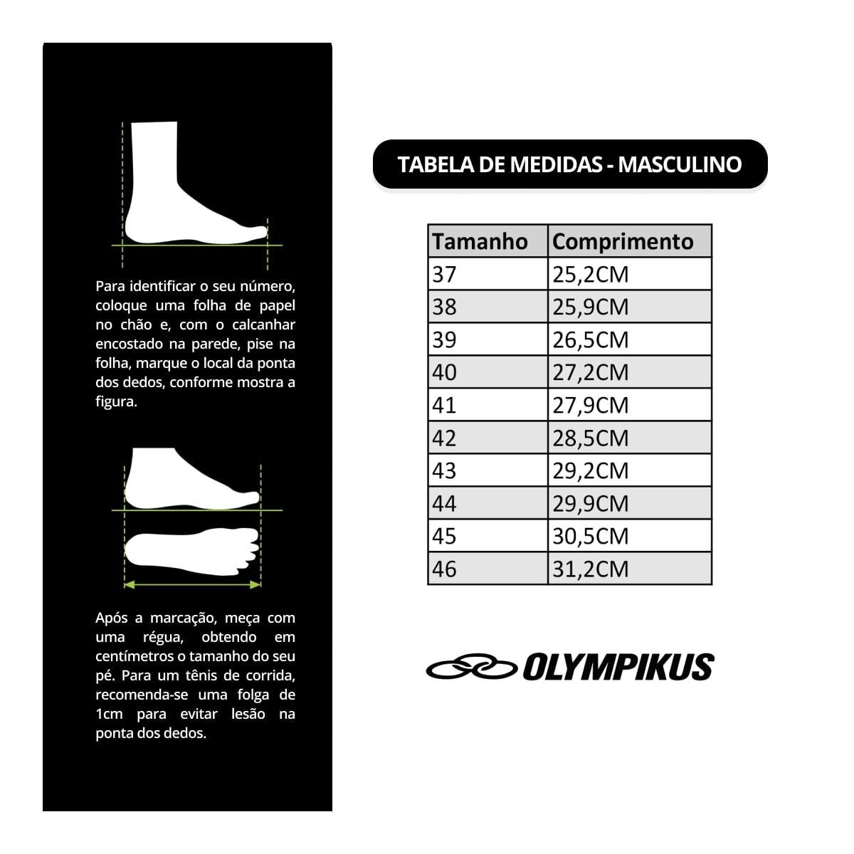 Tênis Olympikus Masculino Corre Max Corrida Preto/Off White 6