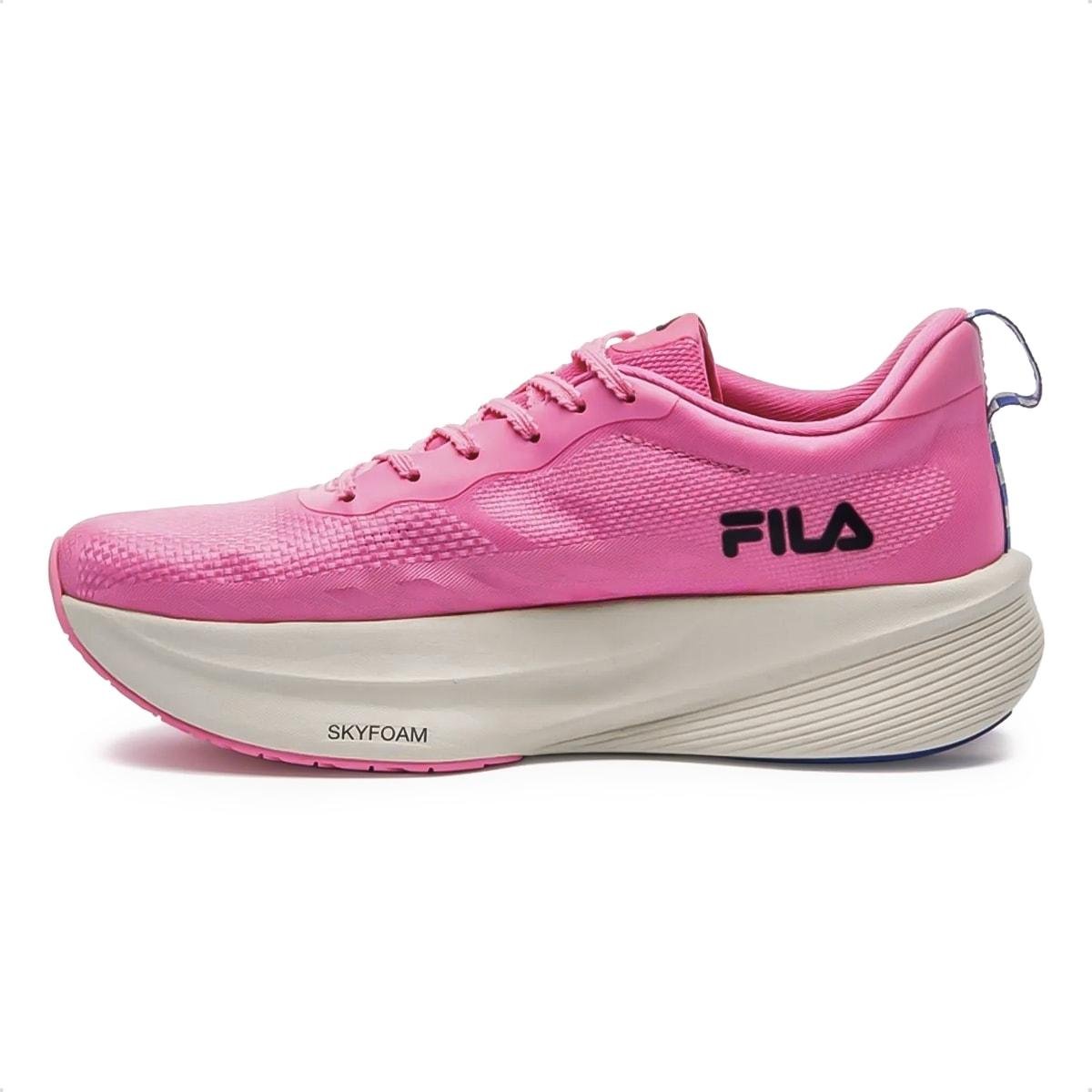 Tênis Fila Feminino Aero Skyfoam Corrida Rosa 4