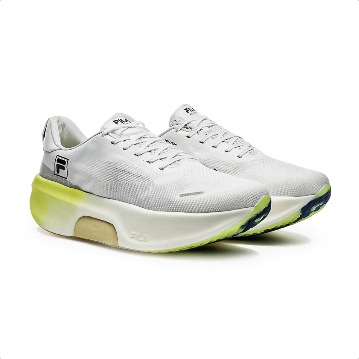 Tênis Fila Feminino Speedrocker Skyfoam Corrida Branco/Amarelo 2