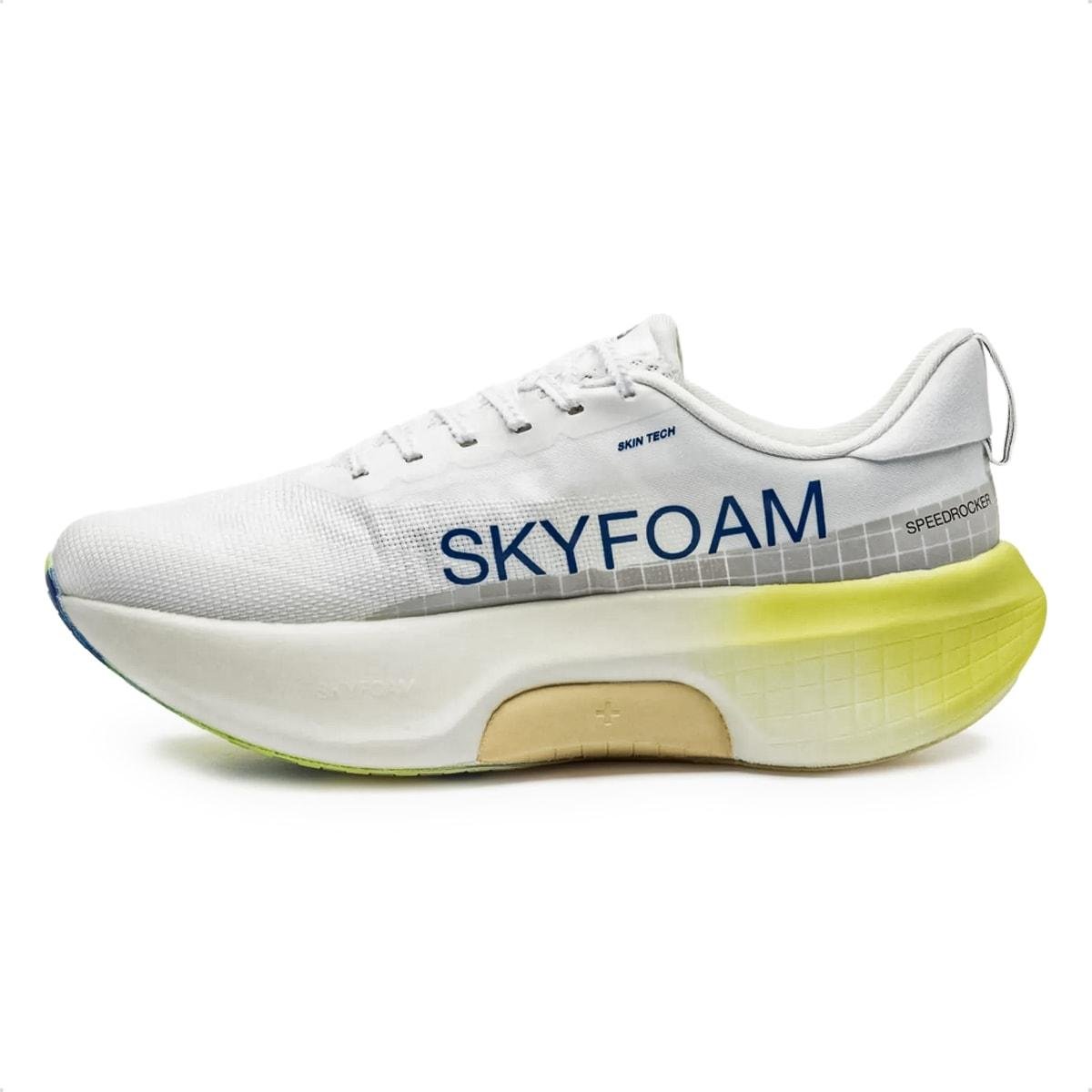 Tênis Fila Feminino Speedrocker Skyfoam Corrida Branco/Amarelo 4