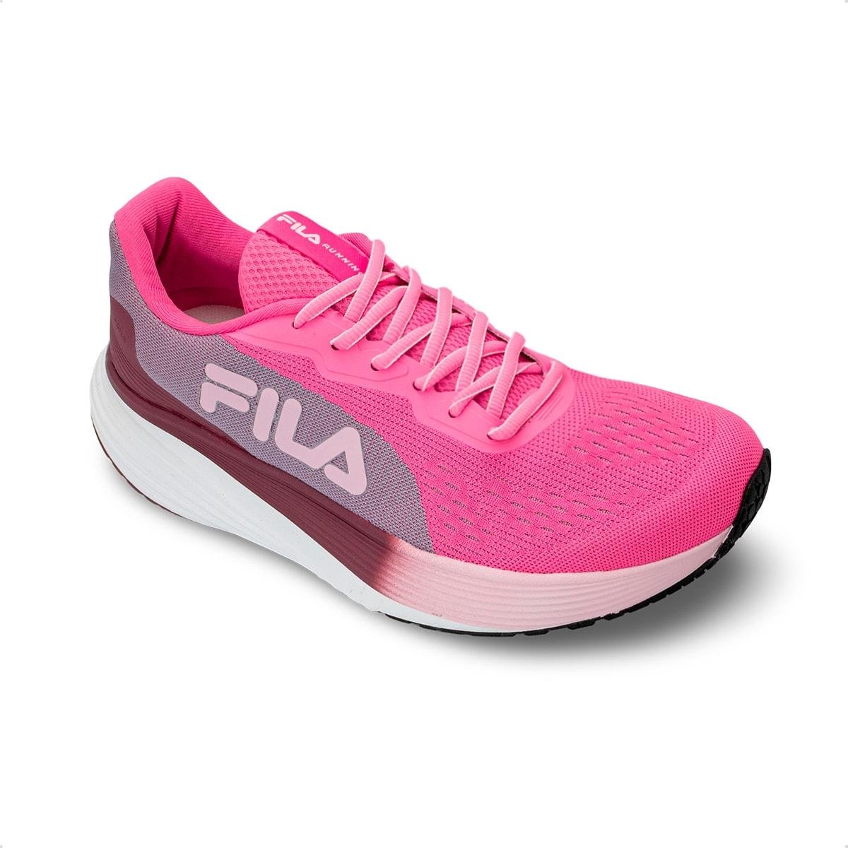 Tênis Fila Feminino Agile Corrida Rosa/Roxo 2