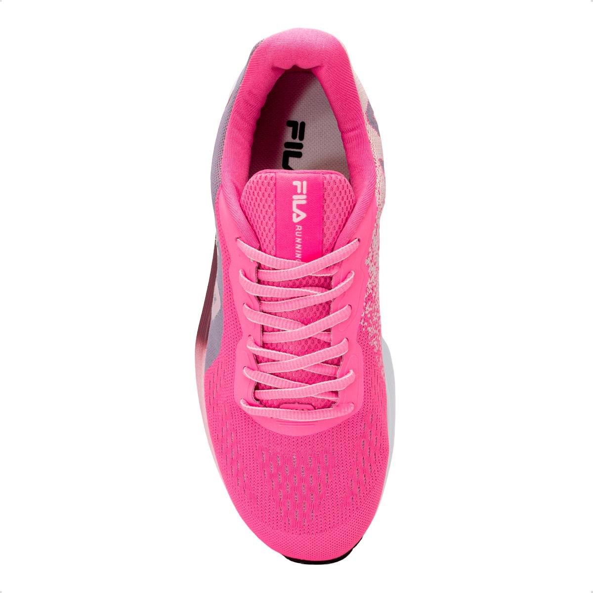 Tênis Fila Feminino Agile Corrida Rosa/Roxo 4