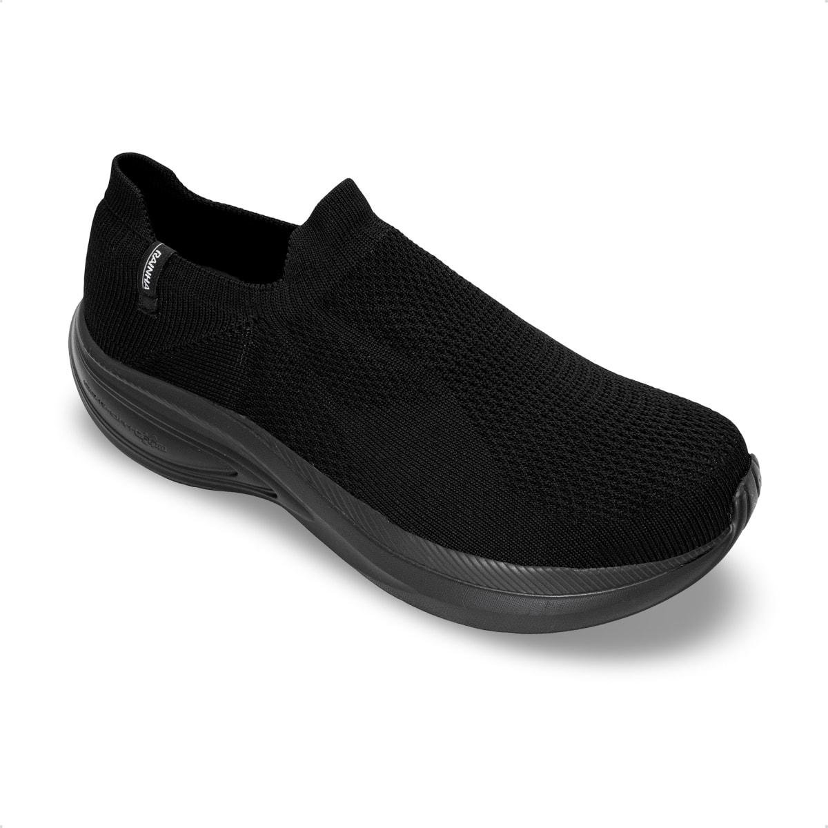 Tênis Rainha Masculino Slip On Relax II Preto 2