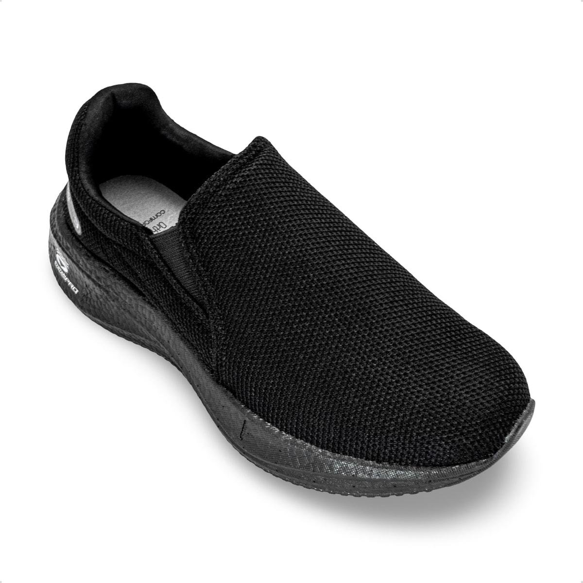 Tênis Rainha Masculino Slip On Back III Preto 2