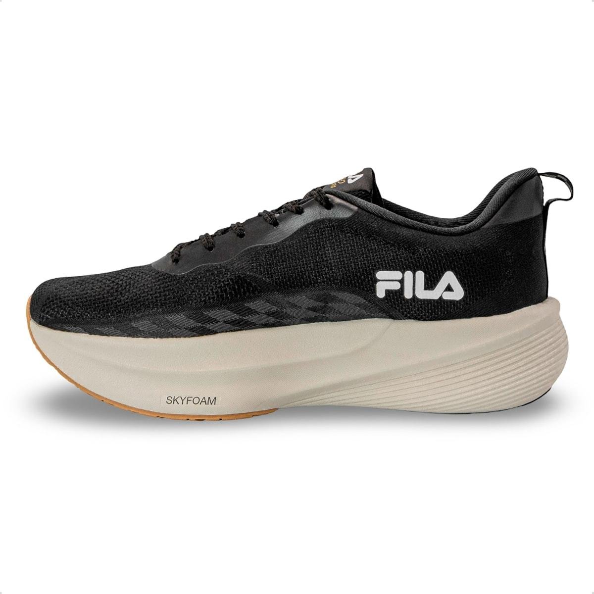 Tênis Fila Masculino Aero Skyfoam Corrida Preto/Grafite 4