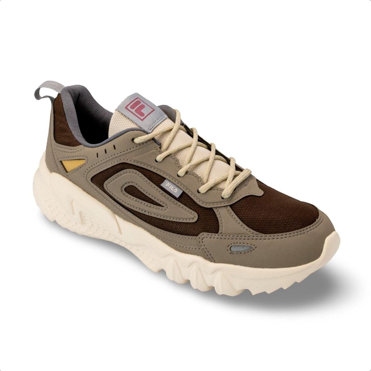 Tênis Fila Masculino Venture Tracer Lite Casual Bege/Marrom 2