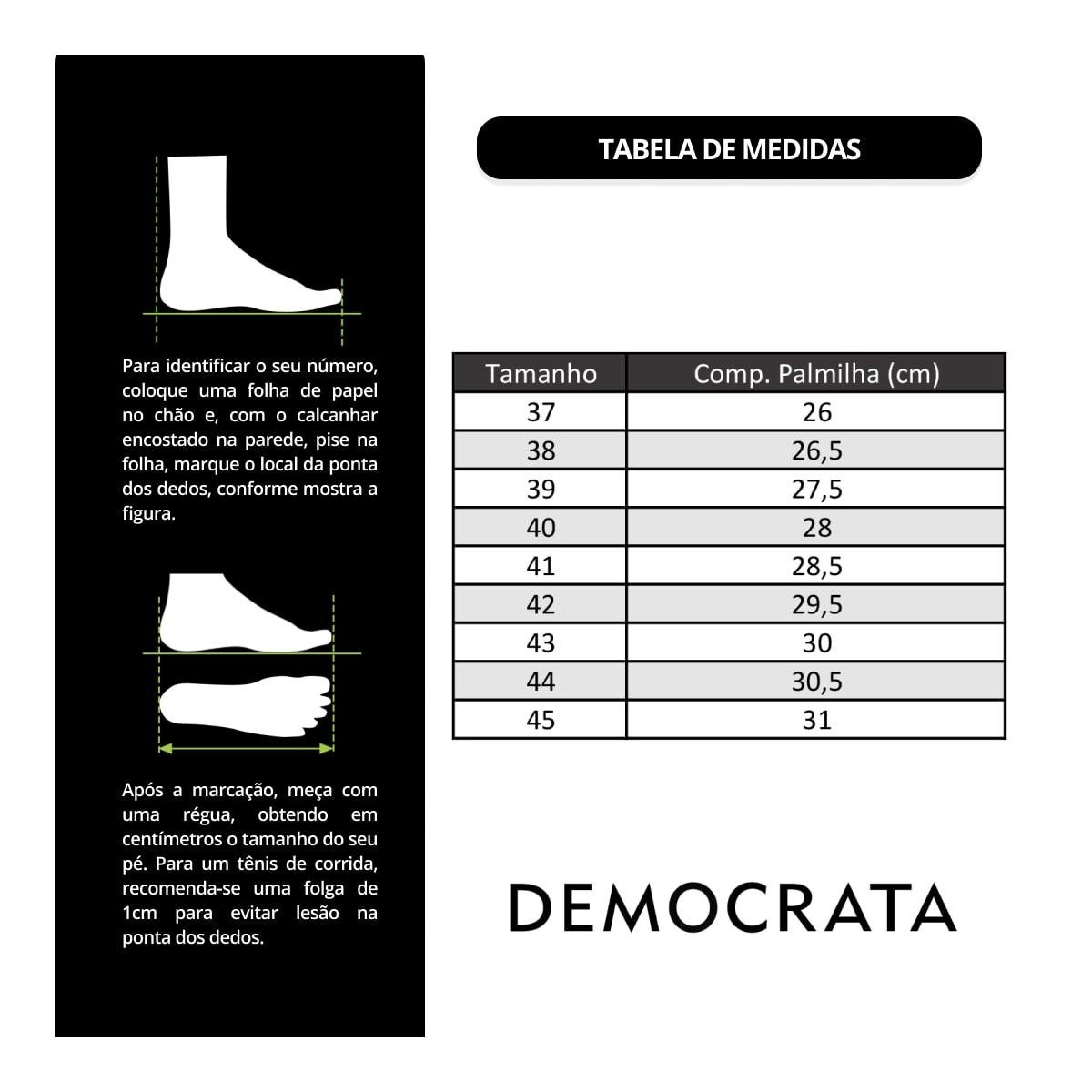 Tênis de Couro Democrata Masculino Bill 240901 Cinza Claro 5