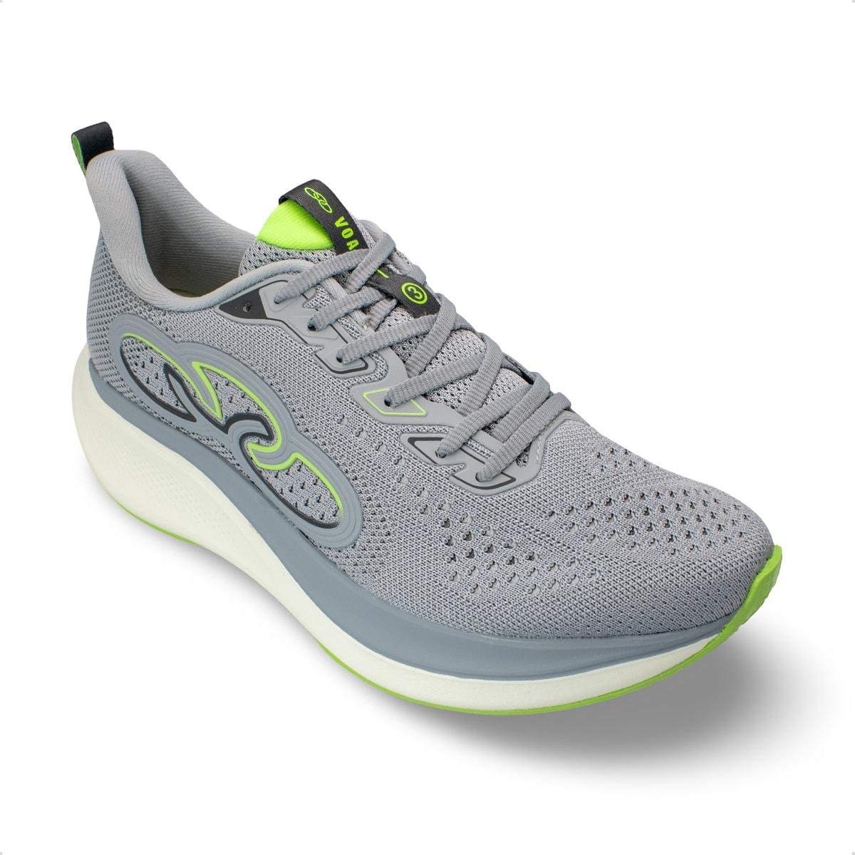 Tênis Olympikus Masculino Voa 3 Corrida Cinza/Verde 2