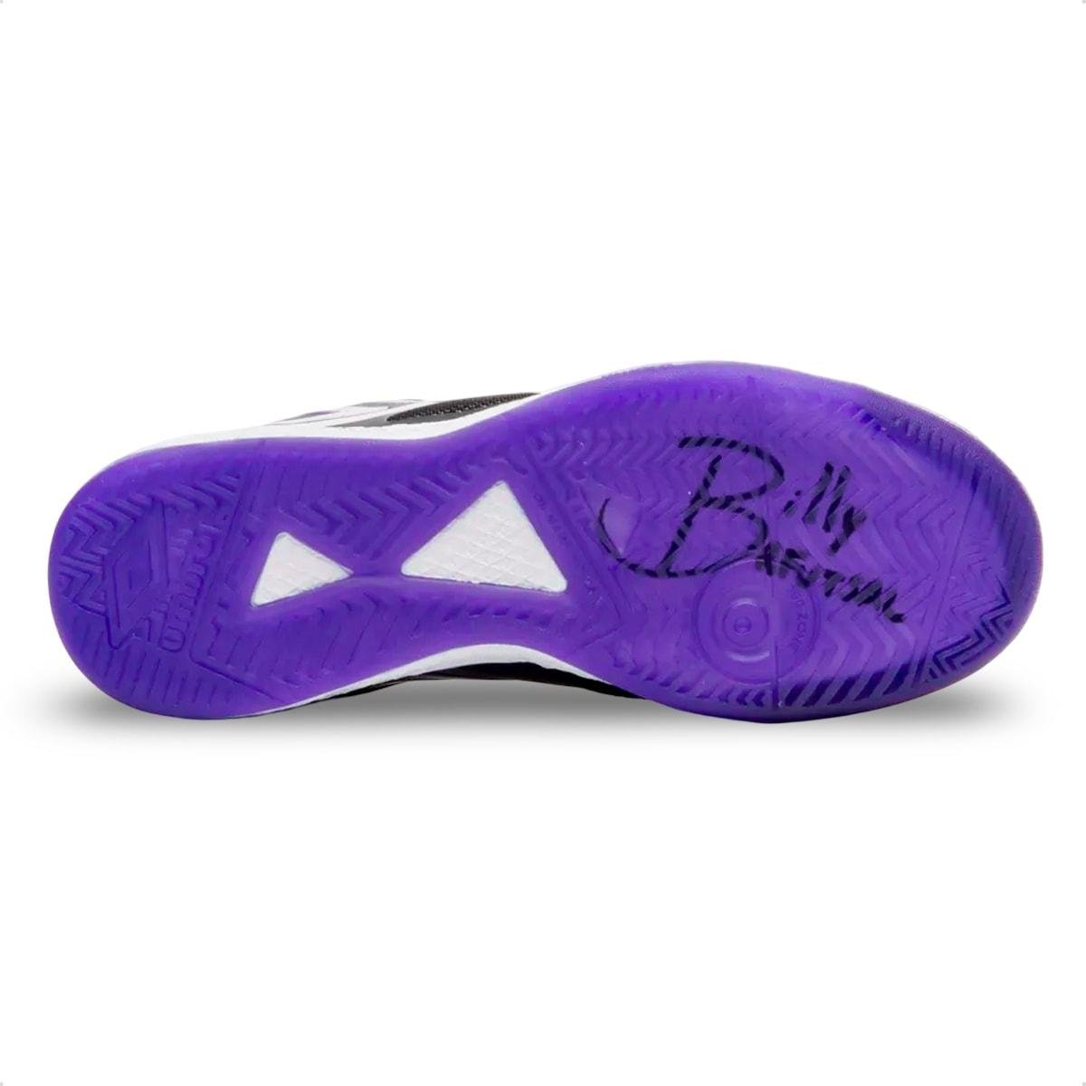 Chuteira Futsal Umbro Pro 5 Bump Billy Brfutsal Preto/Roxo 7