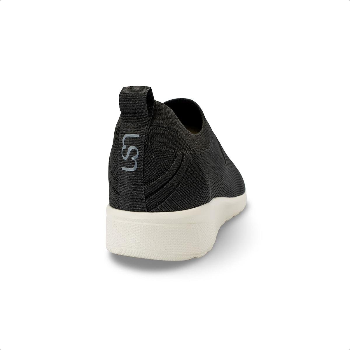 Tênis Usaflex Feminino Slip On Tricot Casual AP19001 Preto 4