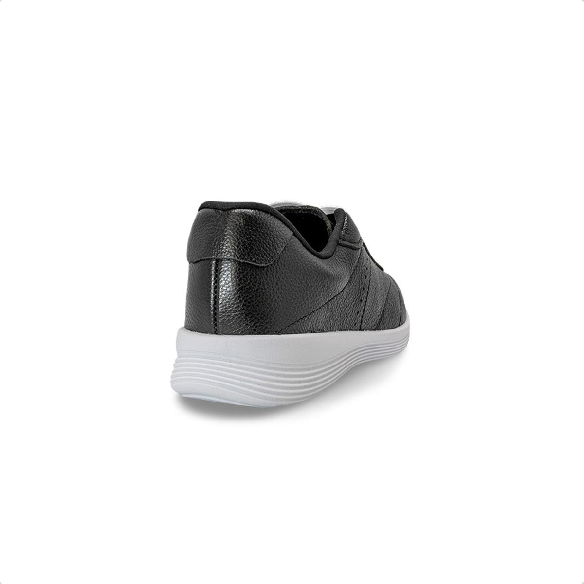 Tênis Usaflex Feminino em Couro Básico UD02005 Preto 4