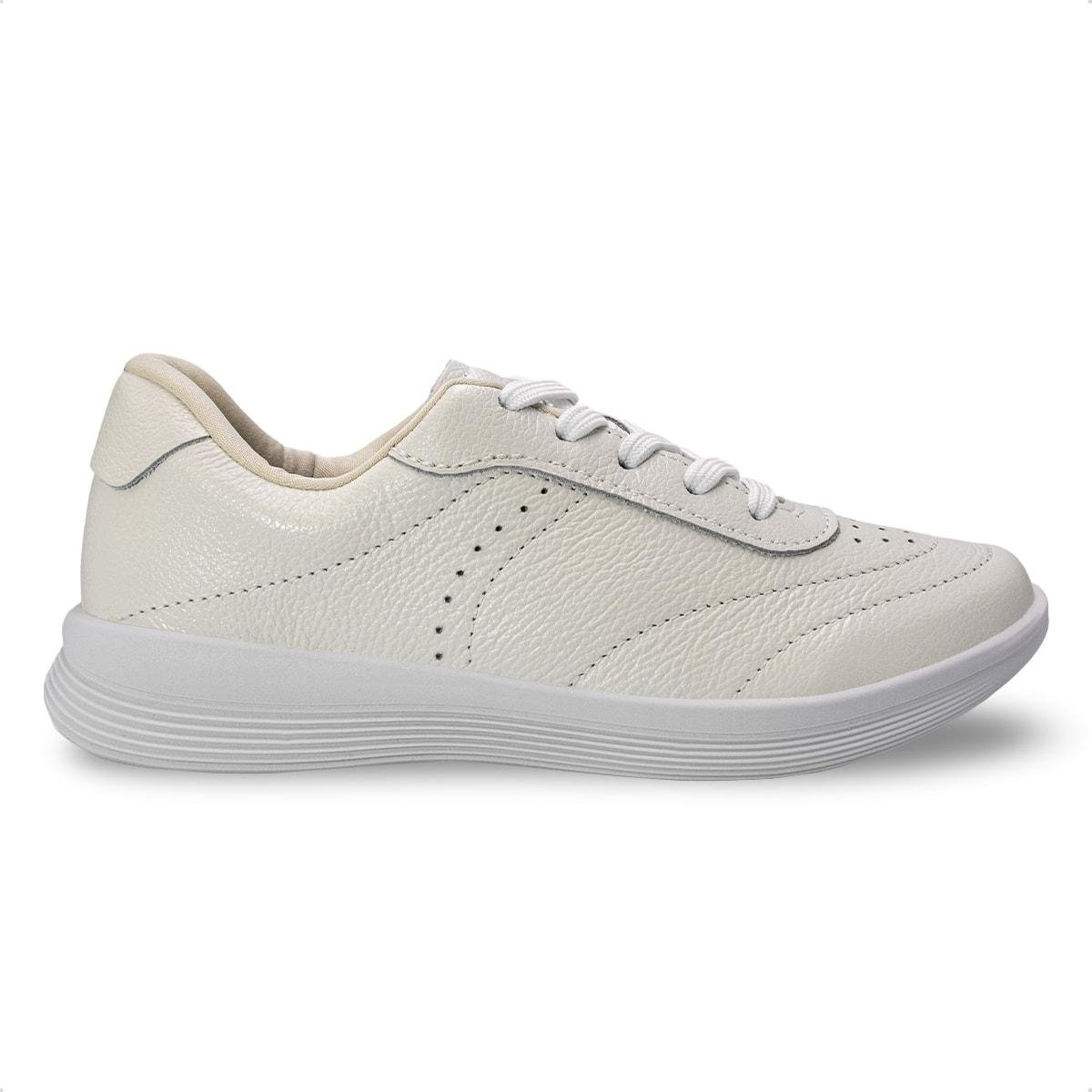 Tênis Usaflex Feminino em Couro Básico UD02005