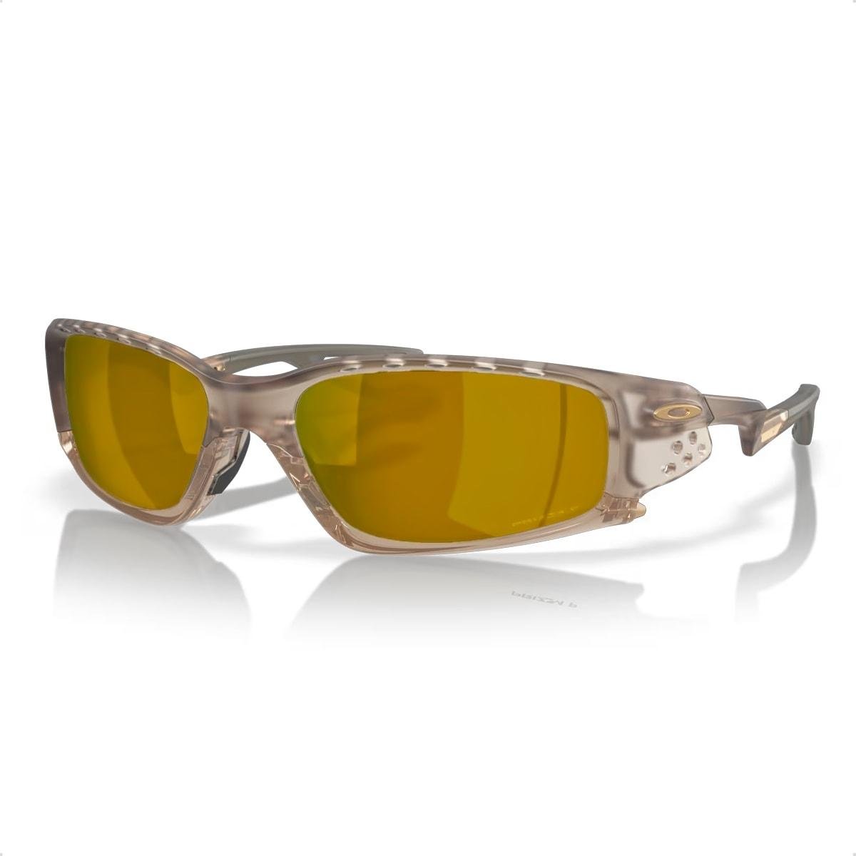 Óculos de Sol Oakley Unissex Plantaris SQ Prizm 24K Polarized Bege 2