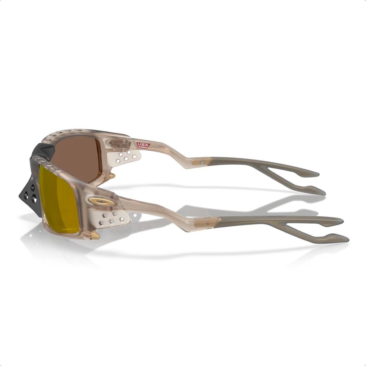 Óculos de Sol Oakley Unissex Plantaris SQ Prizm 24K Polarized Bege 4