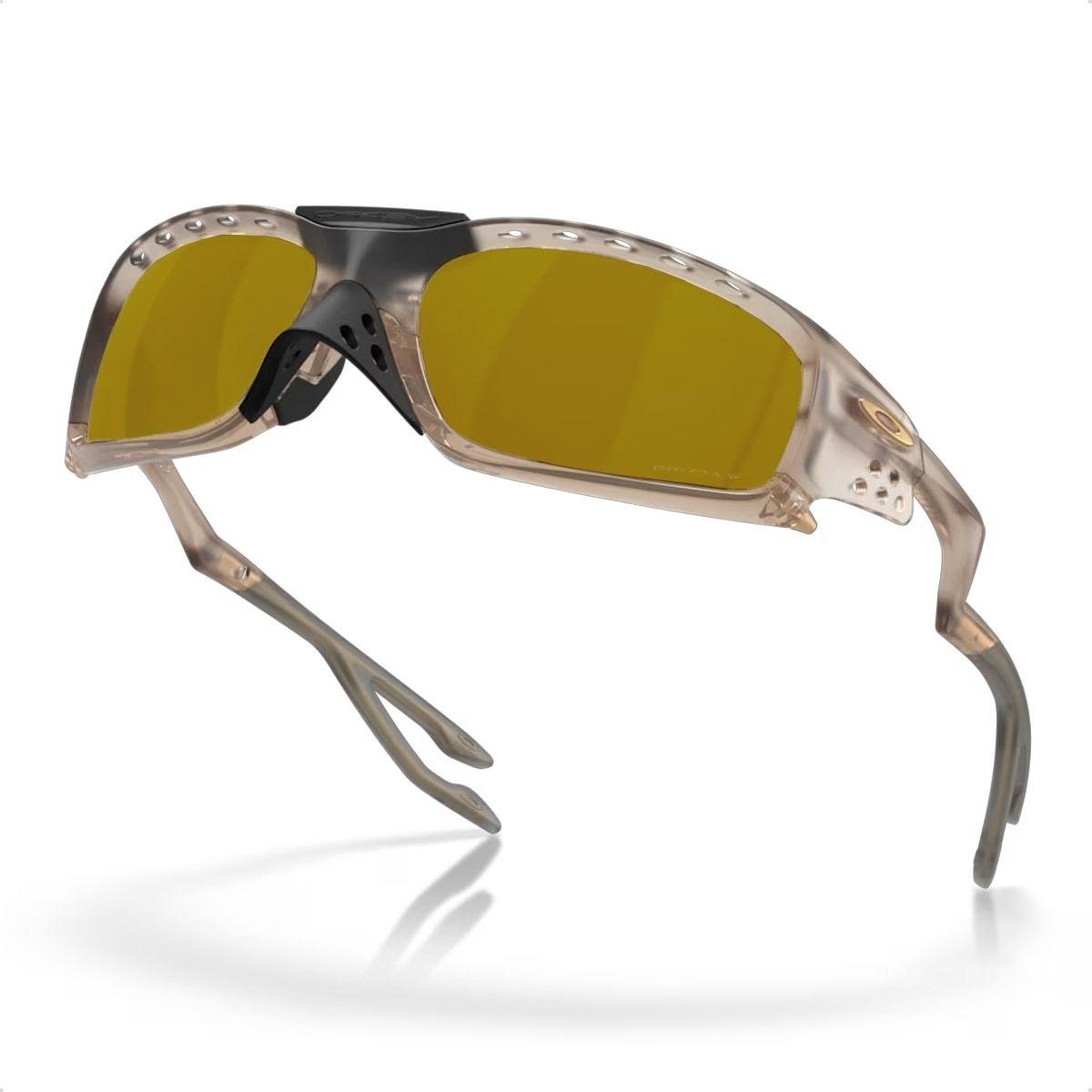 Óculos de Sol Oakley Unissex Plantaris SQ Prizm 24K Polarized Bege 5