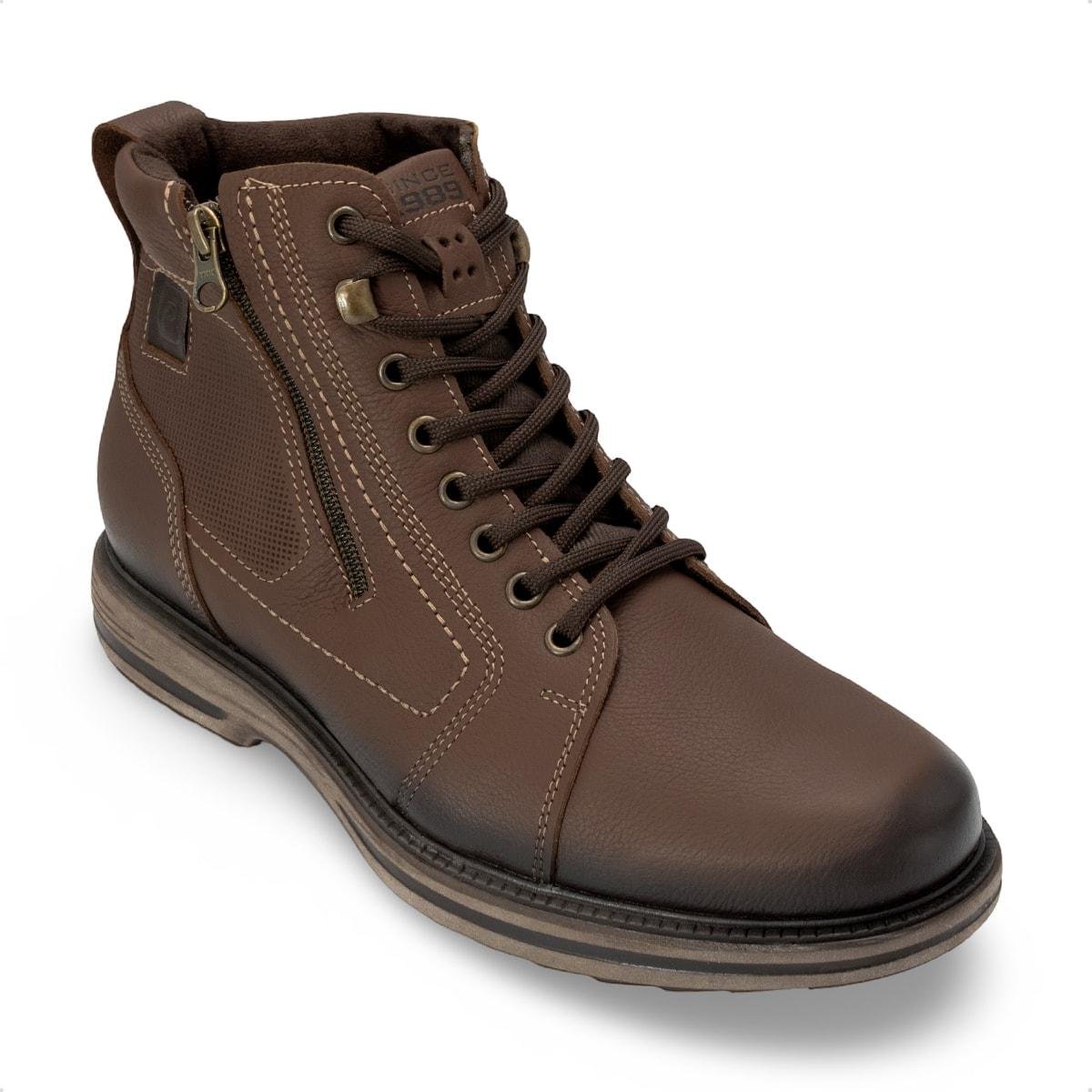 Bota Pegada Masculina em Couro Toronto 181804 Marrom 2