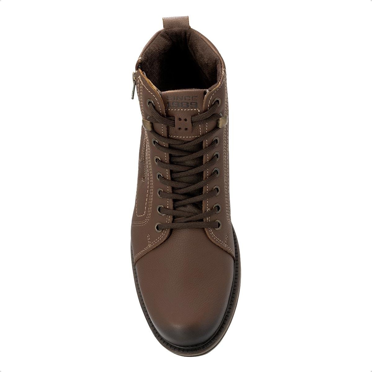 Bota Pegada Masculina em Couro Toronto 181804 Marrom 3