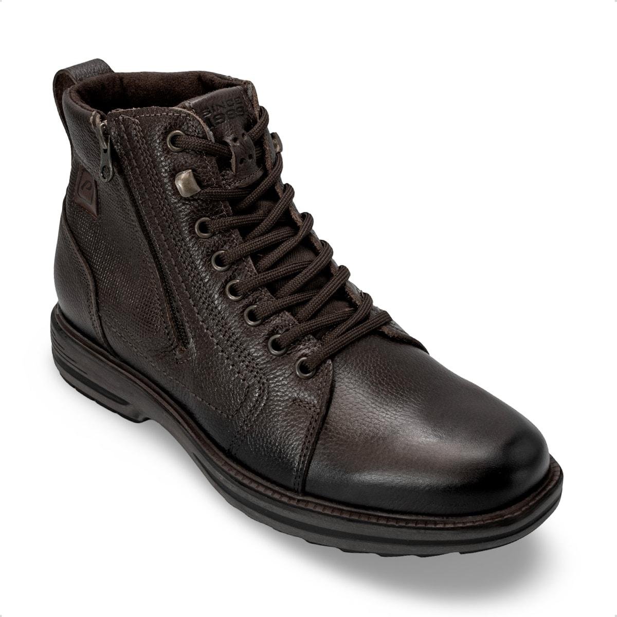 Bota Pegada Masculina em Couro Toronto 181804 Café 2