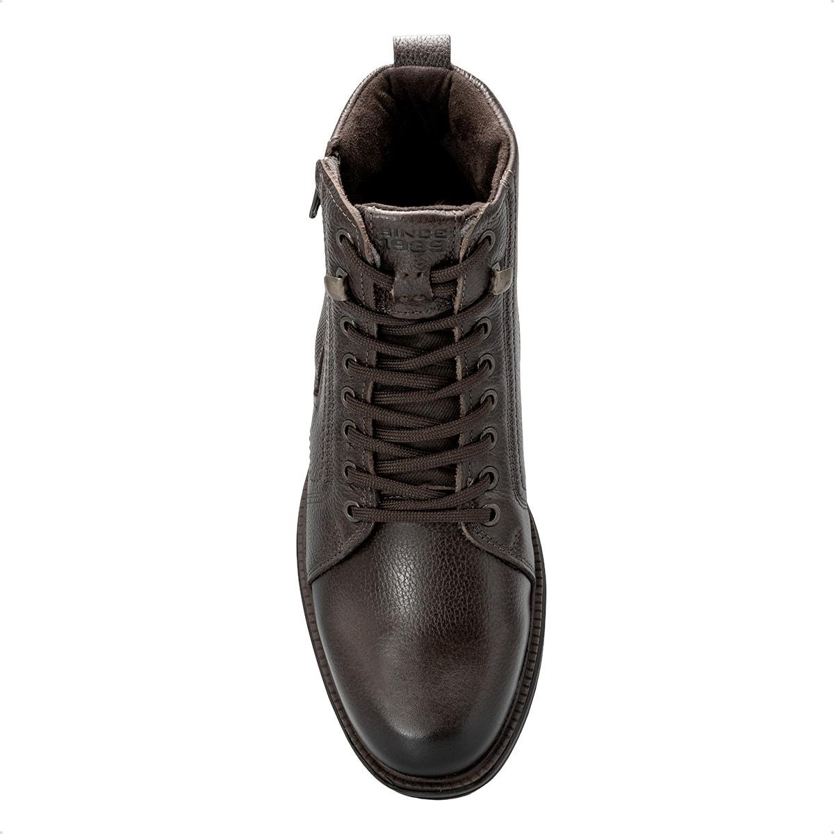 Bota Pegada Masculina em Couro Toronto 181804 Café 3