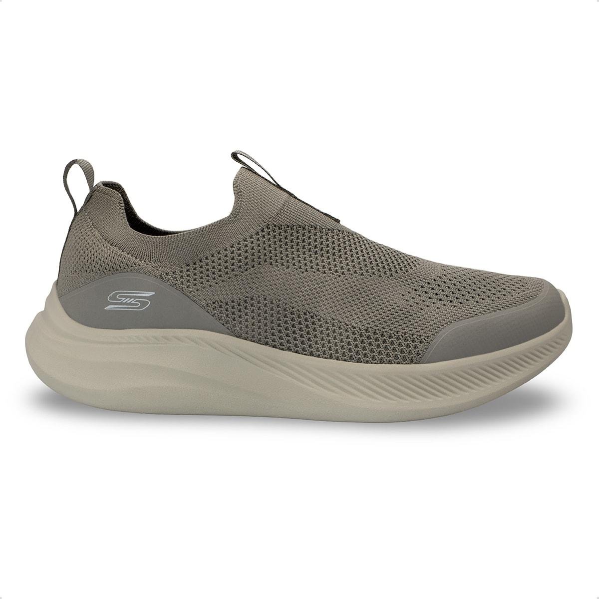 Tênis Skechers Masculino Slip on Bobs Moda Flex Broad Acre