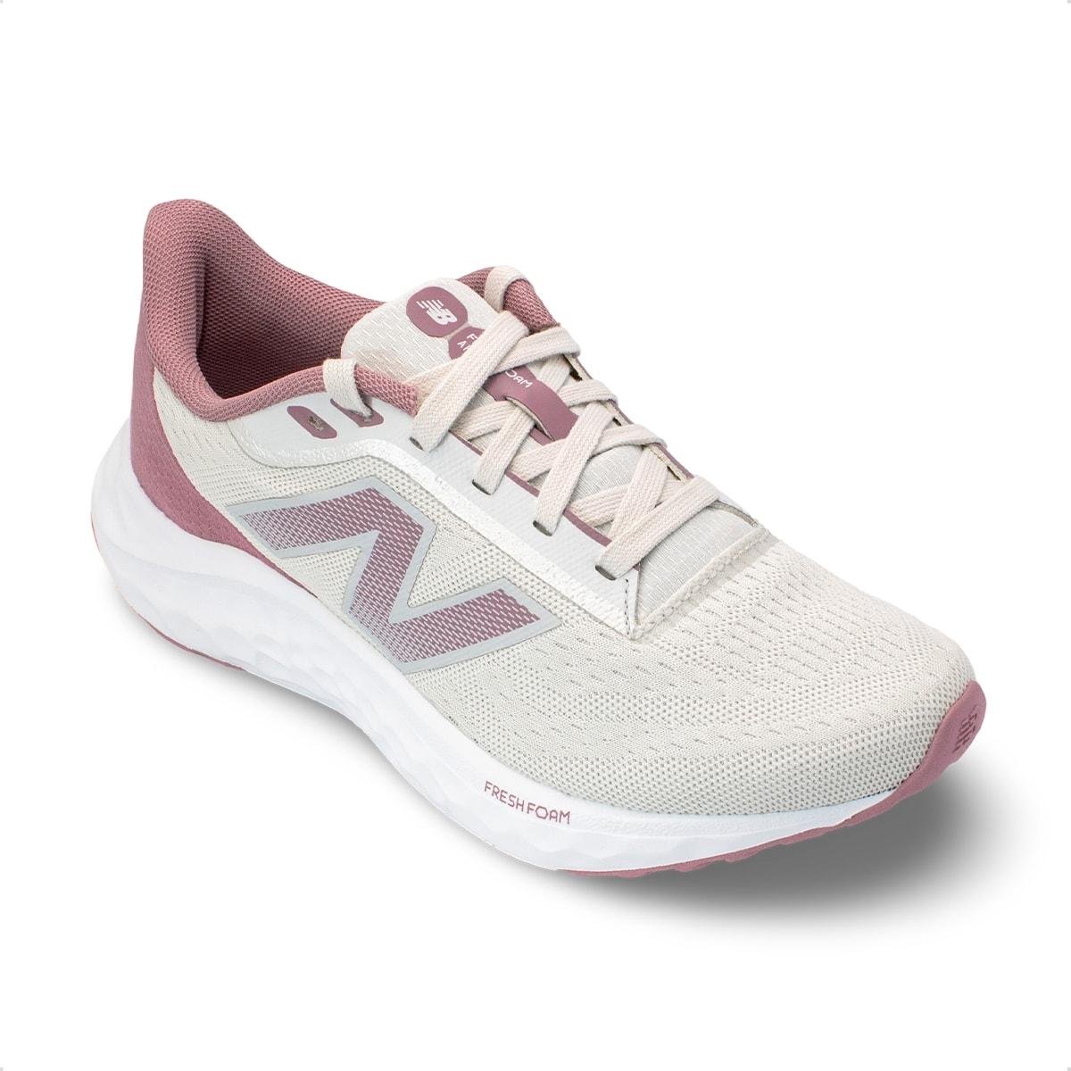 Tênis New Balance Feminino Fresh Foam Arishiv4 Off White/Rosê 2