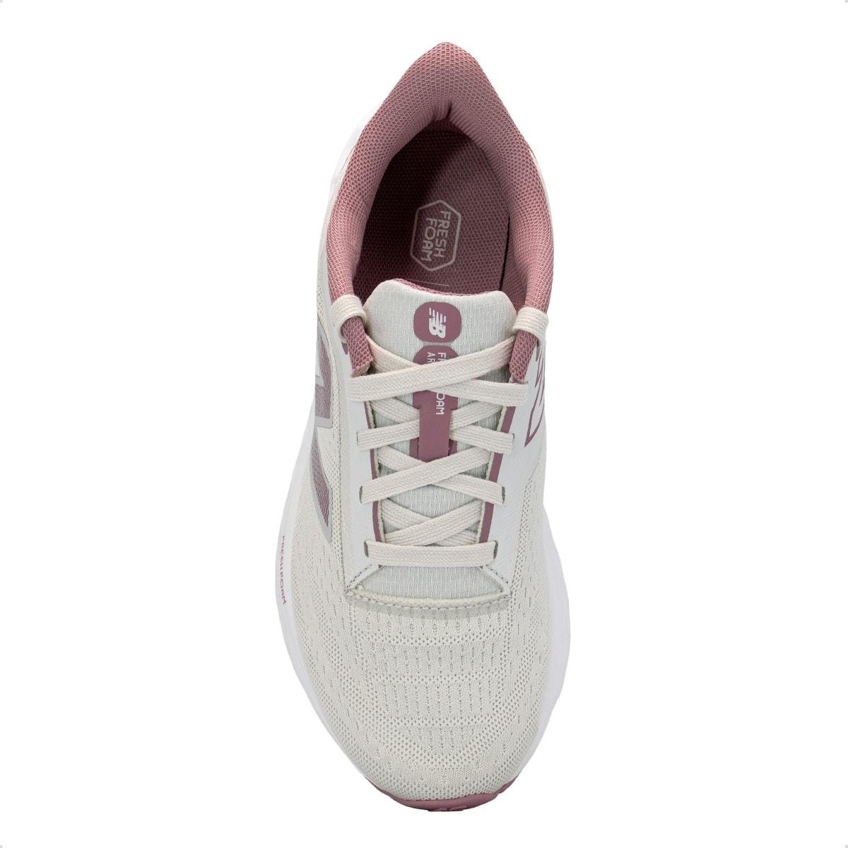 Tênis New Balance Feminino Fresh Foam Arishiv4 Off White/Rosê 3