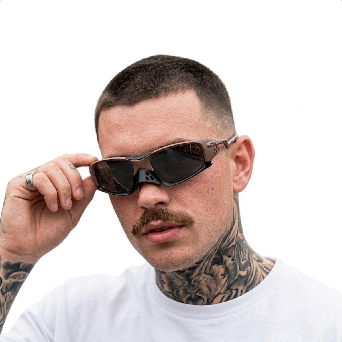 Óculos de Sol Oakley Unissex Plantaris SQ Prizm Black Marrom/Preto 3