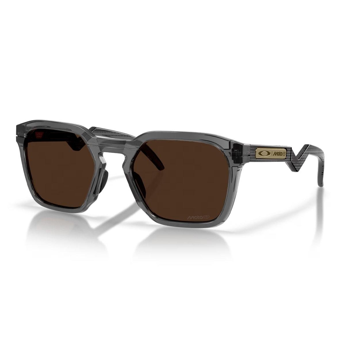 Óculos de Sol Oakley Unissex HSTN SQ MotoGP Collection Prizm Bronze Preto/Marrom 2