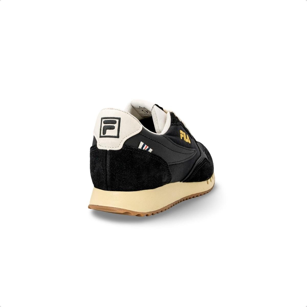 Tênis Fila Masculino Euro Jogger Vintage Preto/Bege 5
