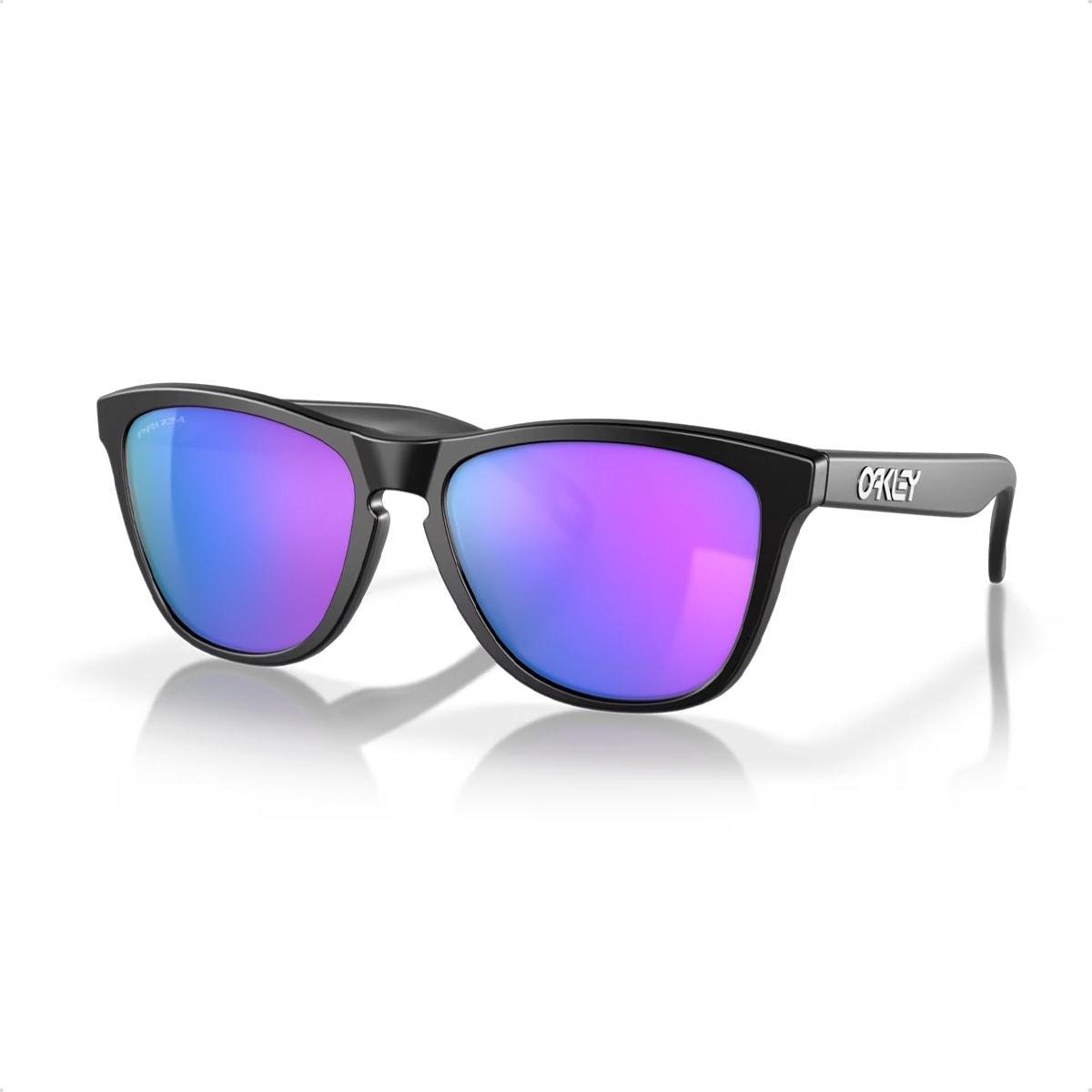 Óculos de Sol Oakley Unissex Frogskins Prizm Violet Preto/Roxo 2