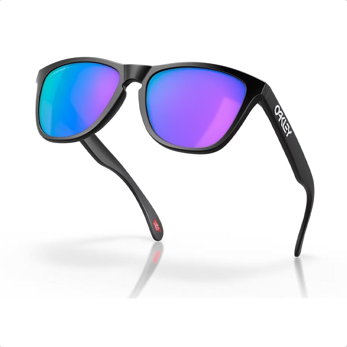Óculos de Sol Oakley Unissex Frogskins Prizm Violet Preto/Roxo 5