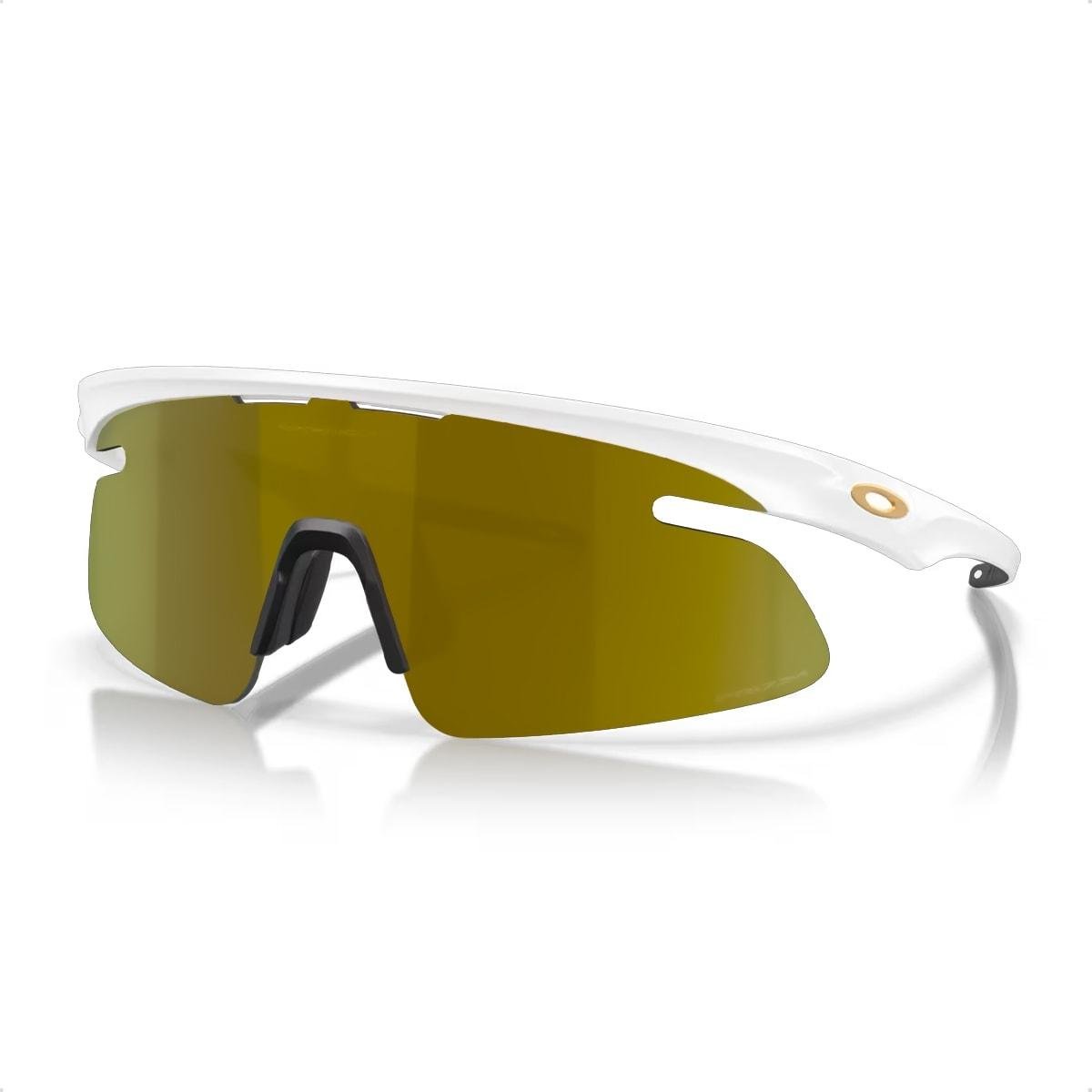 Óculos de Sol Oakley Unissex RSLV Lite Prizm 24K Branco/Dourado 2