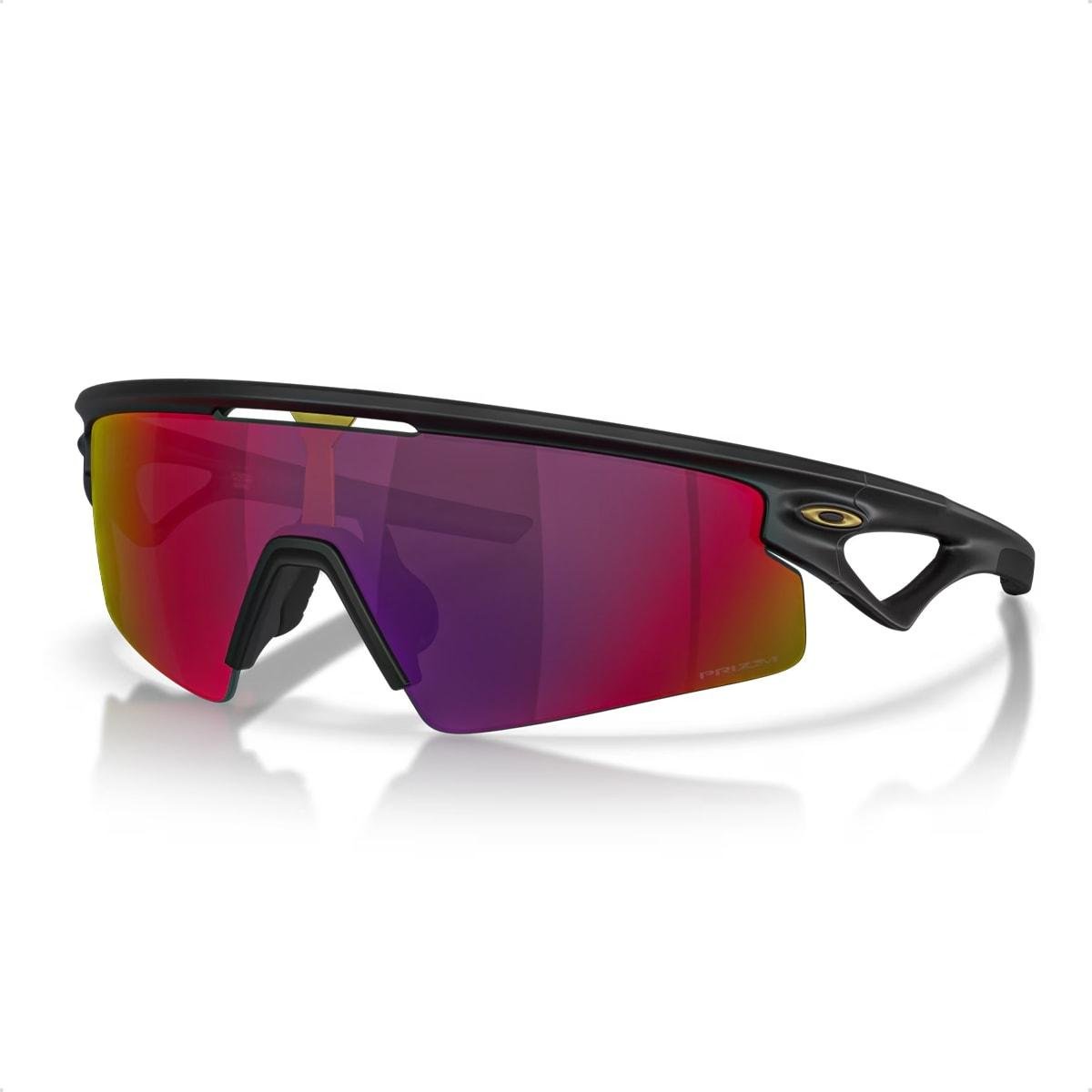 Óculos de Sol Oakley Unissex Sphaera Strike Prizm Road Preto/Roxo 2