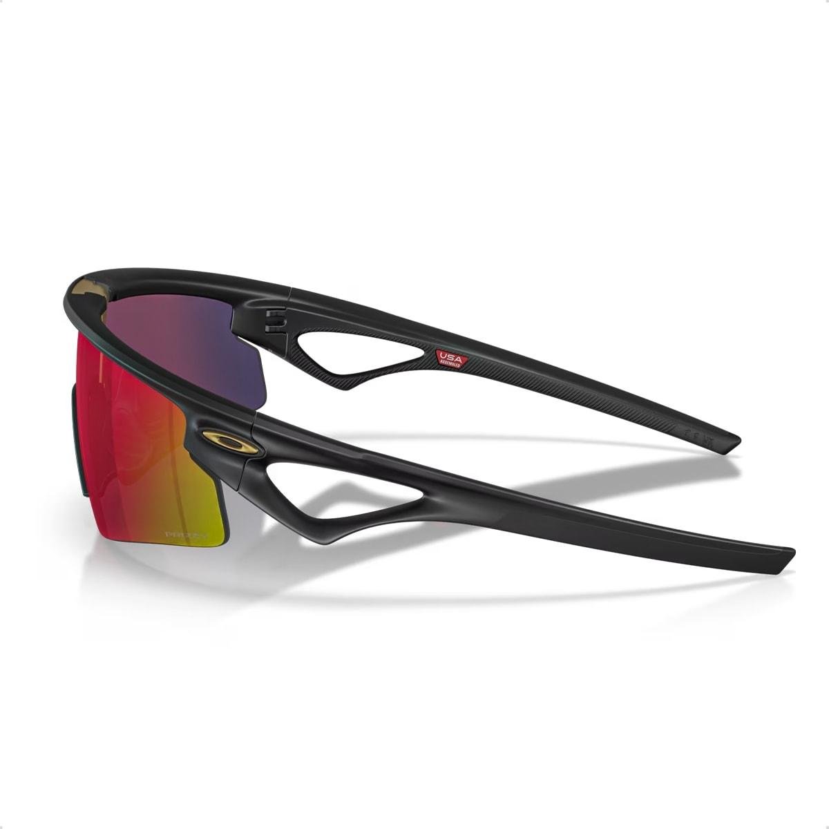 Óculos de Sol Oakley Unissex Sphaera Strike Prizm Road Preto/Roxo 4
