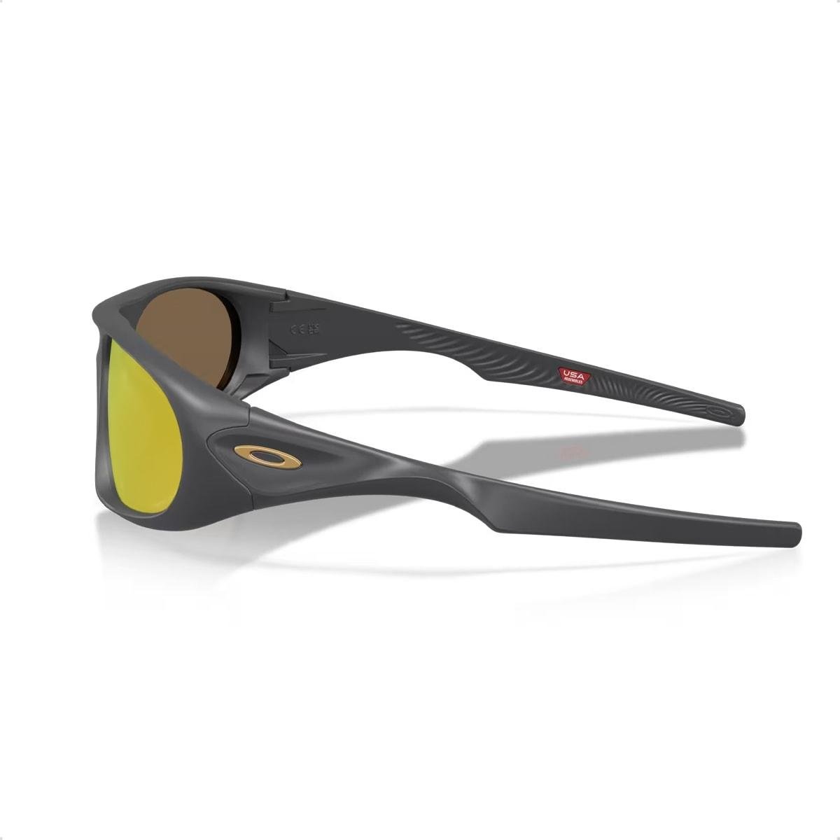 Óculos de Sol Oakley Unissex Neoforma Prizm 24k Polarized Grafite/Amarelo 4