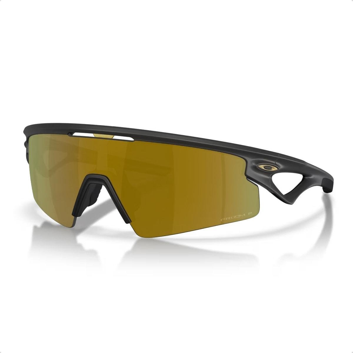 Óculos de Sol Oakley Unissex Sphaera Strike Prizm 24K Polarized Grafite/Dourado 2